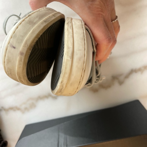 P448 John White Leather Low-Top Italian Sneaker Size 40 - Picture 14 of 16